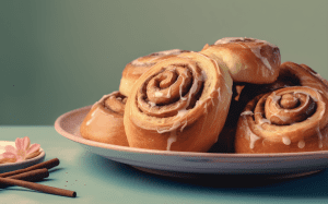 how to bake make no knead sourdough cinnamon bun rolls recipe guide step by step instructions