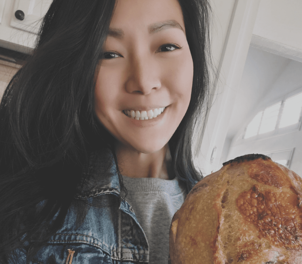 sourdough bread influencer at home baker social media instagram video content creator Judy from @OhForTheLoaf in San Francisco California United States