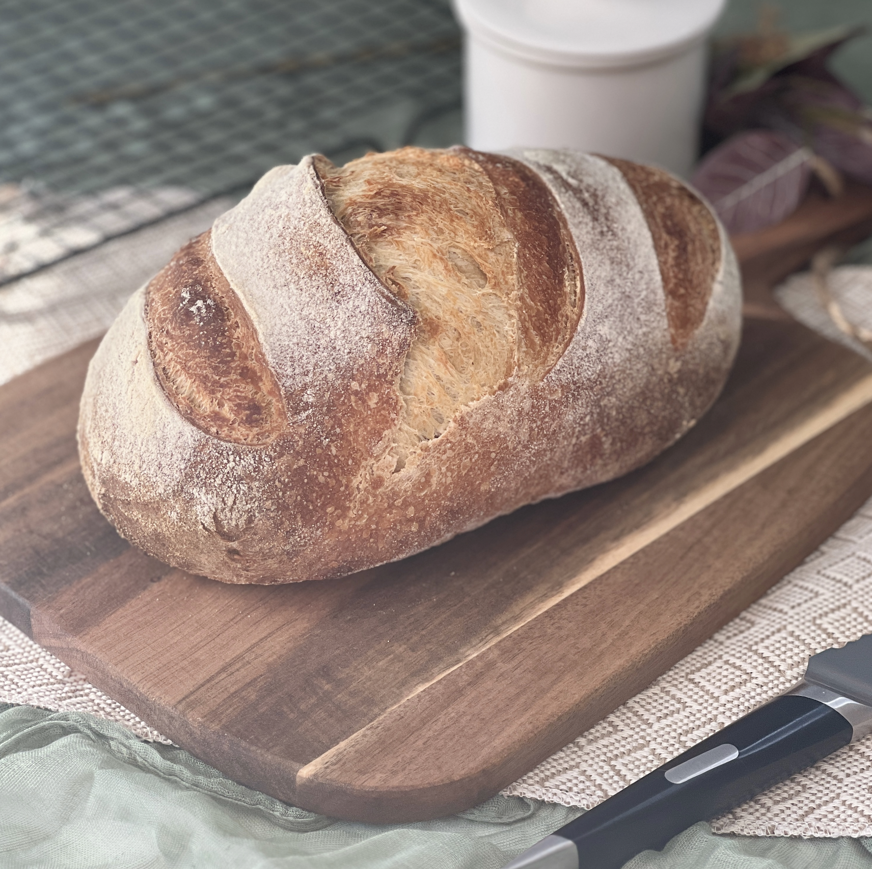 sourdough bread social media influencer home baker Samantha interview with The Sourdough People website in Canada 5