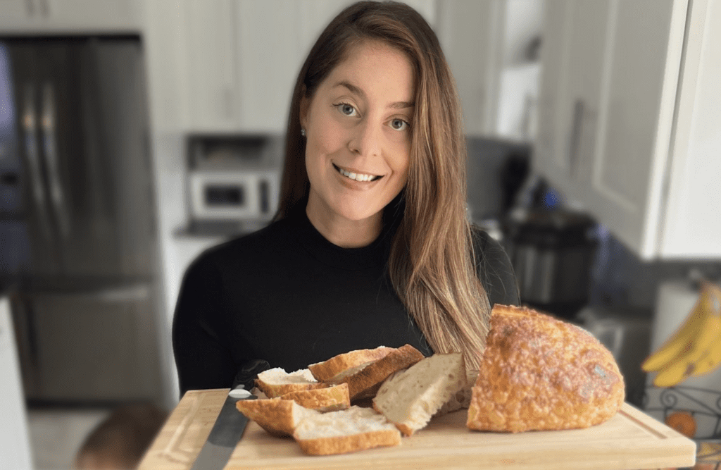 sourdough bread social media influencer home baker Samantha interview with The Sourdough People website in Canada 8