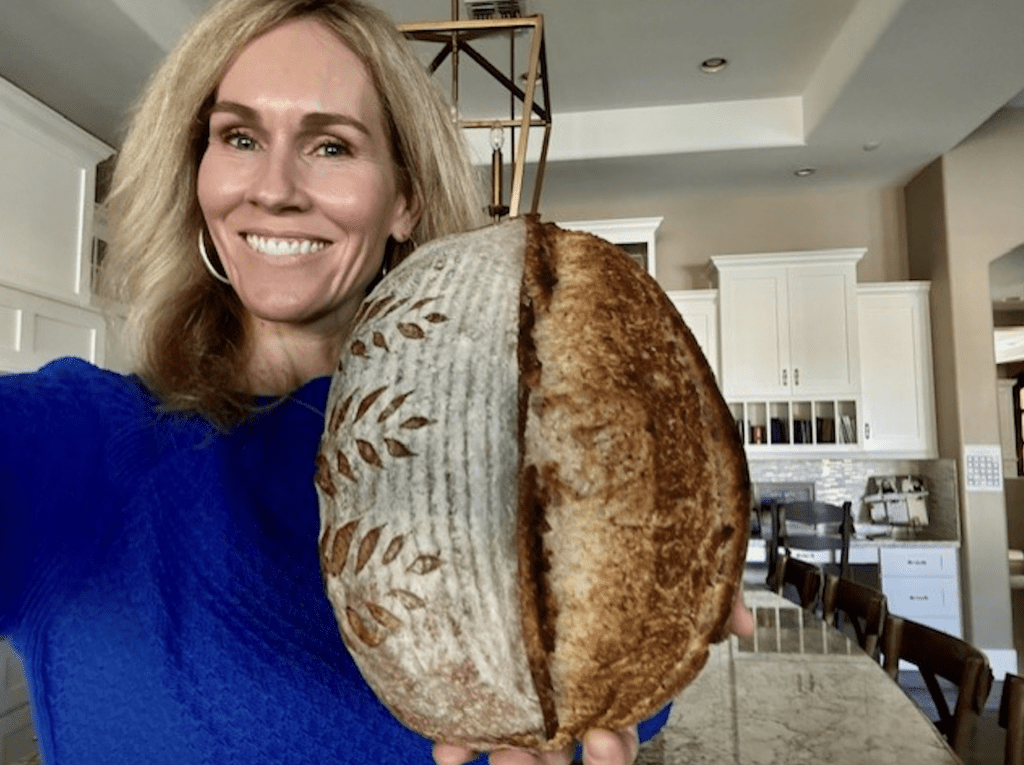 sourdough bread social media instagram influencer from Mesa Arizona United States Kitchen Britt