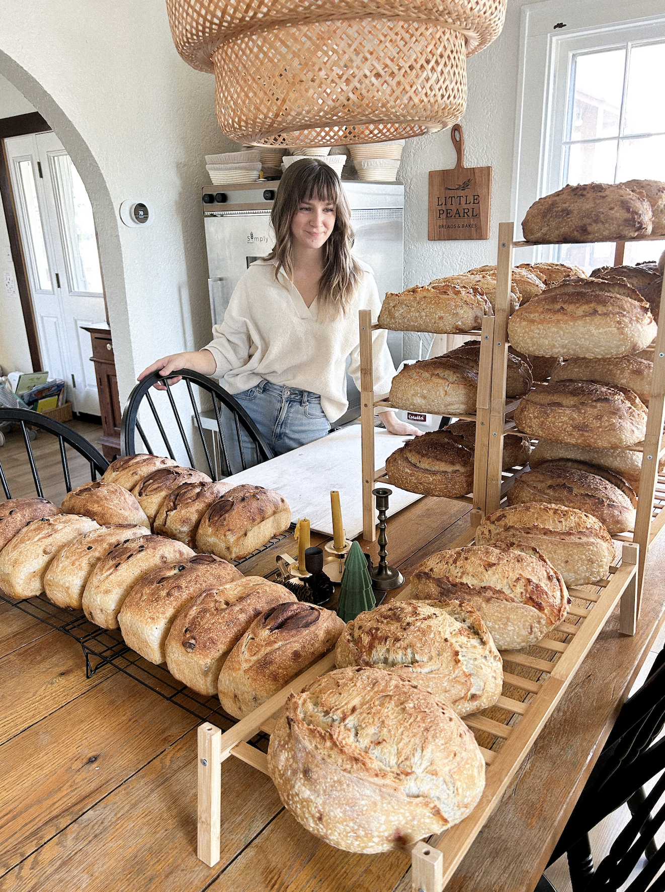 sourdough bread instagram influencer aurora illinois united states sourdough bread for sale local loaves of bread from @littlepearlbreads 63209
