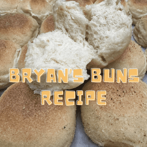 Bryans Buns Sourdough Pandesal Recipe Digital Download Step-by-Step Guide Raise Money for Mental Health Charities in Canada