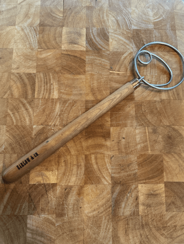 Buy Danish Dough Hook Online in Canada Handmade Wood Tools for Sourdough Bread Baking by Barlow and Co