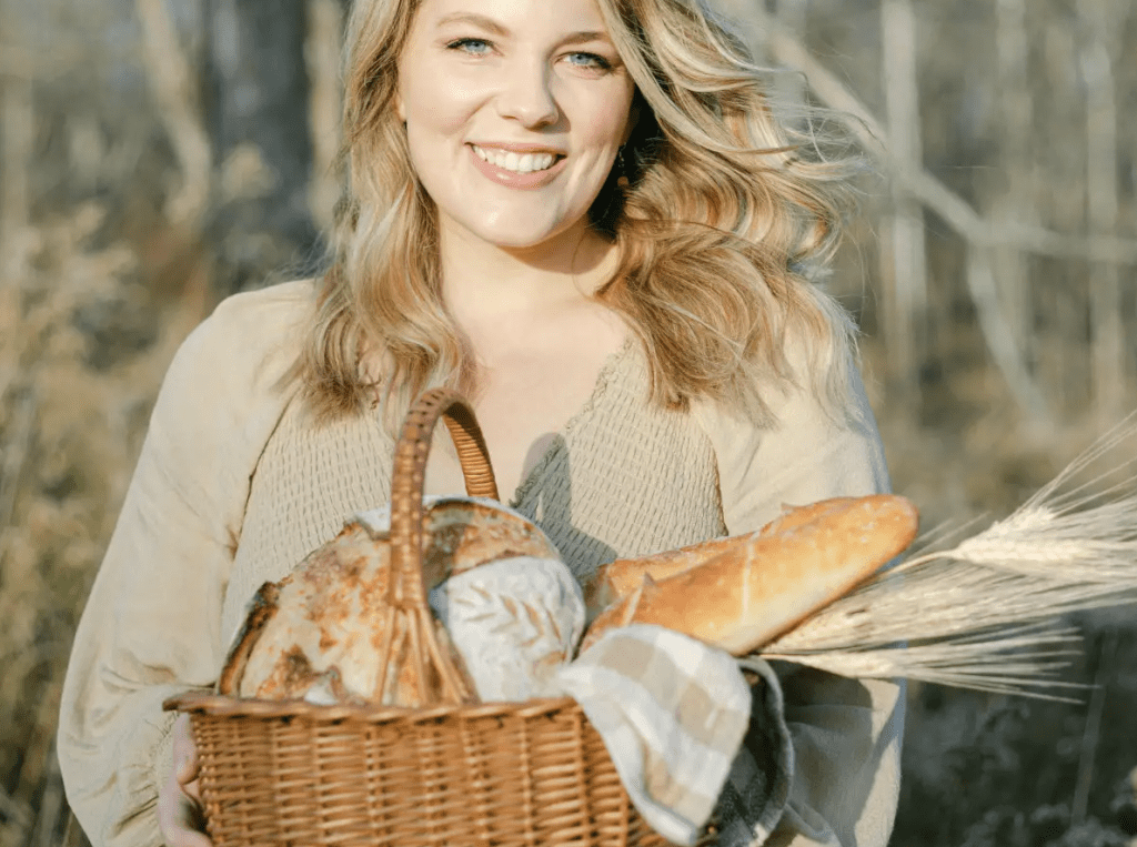 emily from country roads sourdough influencer interview to learn about her sourdough classes recipes starters and baking tips