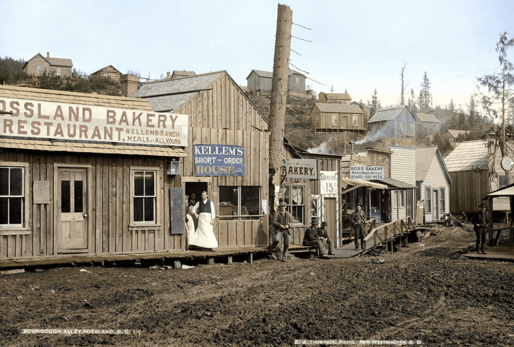 visit rossland british columbia canada for local tourism experiences and learn about the history of sourdough alley during the gold prospecting settler days