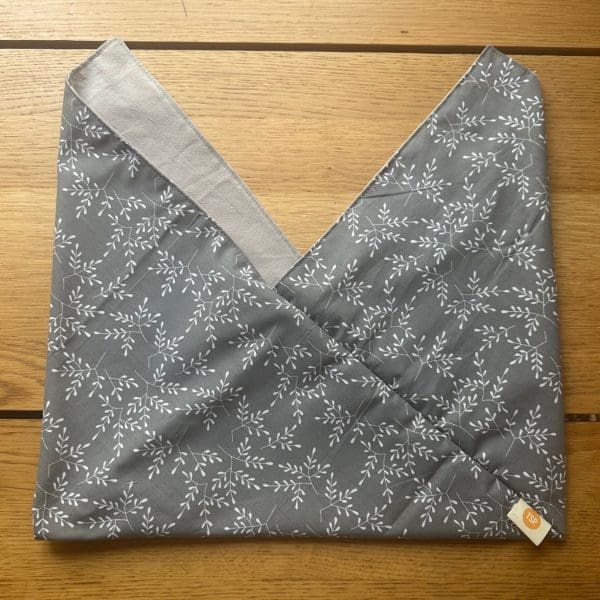 bread bag for sourdough storage reusable washable reversible handmade in canada recycled vintage cotton fabric exclusive limited edition drop in floral color