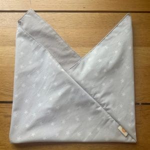 bread bag for sourdough storage reusable washable reversible handmade in canada recycled vintage cotton fabric exclusive limited edition drop in star color