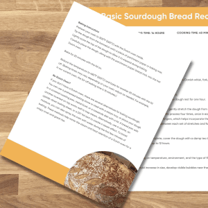 download easy to understand simple steps traditional sourdough bread baking recipe ebook pdf in english language based on first hand experience over the years 5