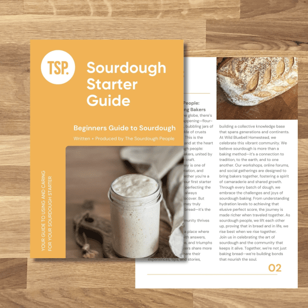 download easy to use sourdough starter guide ebook pdf to learn how to activate your starter culture bake bread discard recipes tools list and glossary of terms