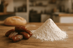 date seed kernel powder flour and moroccan sourdough bread a delicious way to reduce food waste